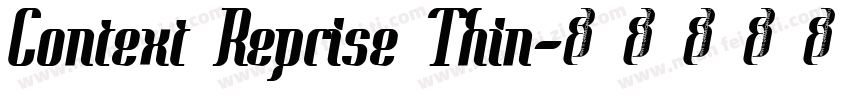 Context Reprise Thin字体转换